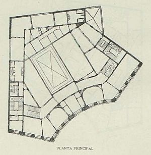 Archivo:Edificio del Banco Hispano-Americano. Planta principal - Arquitectura y Construcción - Marzo de 1906