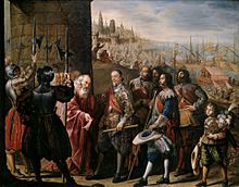 El socorro de Génova por el II marqués de Santa Cruz (Antonio de Pereda).jpg