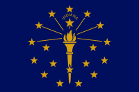 Bandera de Indiana