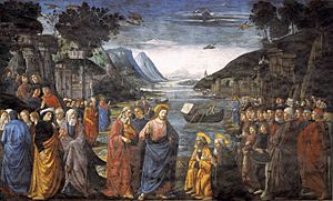 Archivo:Ghirlandaio, Domenico - Calling of the Apostles - 1481