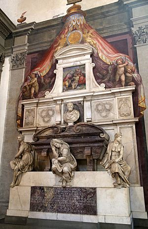 Archivo:Grab Michelangelo Buonarroti Santa Croce Florenz-2