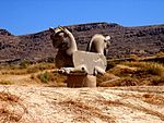 Homa statue in Persepolis.jpg