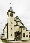 Iglesia católica de Santa María, Dawson City, Yukón, Canadá, 2017-08-27, DD 34