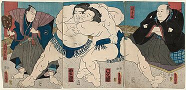 Kunisada sumo 1851