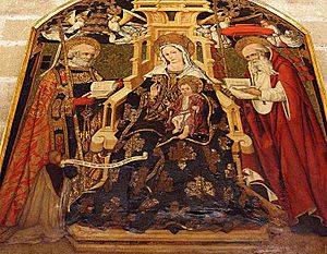 Archivo:La Virgen de Gracia con San Pedro y San Jerónimo. (Catedral de Sevilla)