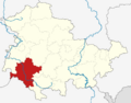 Location map SM in Thuringia