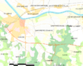 Map commune FR insee code 33465
