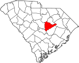 Map of South Carolina highlighting Sumter County.svg