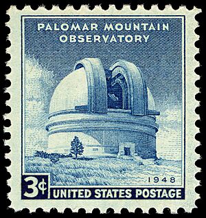 Archivo:Palomar Mountain Observatory 3c 1948 issue U.S. stamp