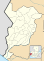 San Marcos department location map
