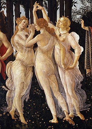 Archivo:Sandro Botticelli - Three Graces in Primavera