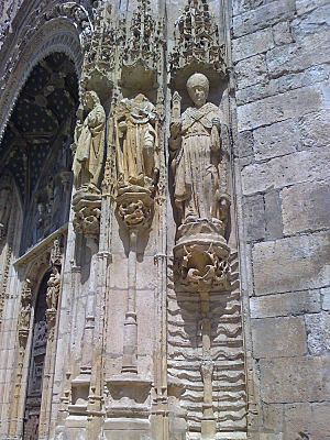 Archivo:Santa María la Real - Aranda de Duero - 4 padres Iglesia Occidente 20-07-07 1244