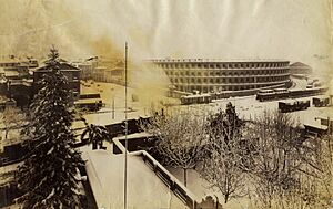 Archivo:València nevada, 1885. Fotografia d'Antoni García Peris
