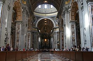 Archivo:0 Nef - Basilique St-Pierre - Vatican
