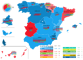 2023 Spanish general election map (by autonomous communities)