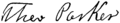 Appletons' Parker Theodore signature