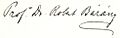 Barany Robert signature