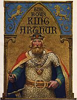 Boys King Arthur - N. C. Wyeth - title page
