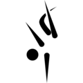 Breakdancing pictogram