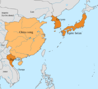 China, Vietnam, Korea and Japan in 1100 AD-es