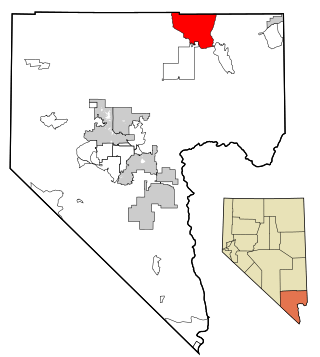 Clark County Nevada Incorporated Areas Moapa Town highlighted.svg
