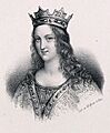 DELPECH Adelaide-Blanche of Anjou, Queen of Western Francia (cropped)