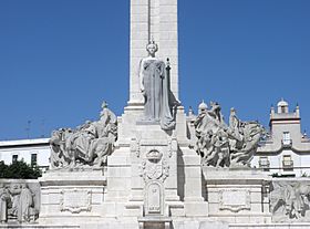 Archivo:Detalle Monumento a las Cortes de Cádiz 3, mayo de 2009