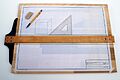 Drafting board with T Square