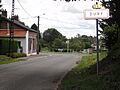 Dury (Aisne) city limit sign