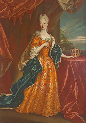 Archivo:Elisabeth Farnese, Queen of Philippe V of Spain held at Caserta