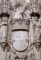 Escudo de los Reyes Católicos en San Juan de los Reyes (Toledo, España)