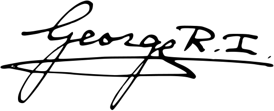 George VI signature 1945