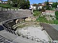 Greek Theatre built in 200 BC, Lychnidos, Ohrid, Republic of Macedonia FYROM (8398177748)