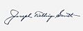 Joseph Fielding Smith signature