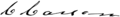 Kit Carson signature