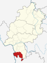 Locator map HP in Hesse.svg
