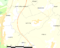 Map commune FR insee code 62887