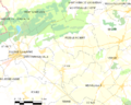 Map commune FR insee code 72109