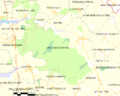 Map commune FR insee code 80222