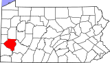 Map of Pennsylvania highlighting Allegheny County.svg