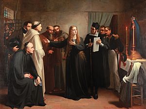 Archivo:Mariana Pineda en capilla 1862 Juan Antonio Vera Calvo