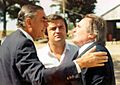 Mario Carminatti con Volonté y Larrañaga