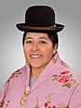 Pasceza Francisca Quispe Mamani. Official portrait, 2020. Chamber of Deputies of Bolivia