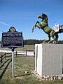 Pat Garrett Historic Marker Cusseta Alabama