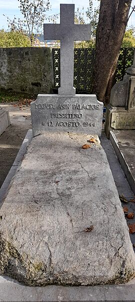 Tumba de Miguel Asín Palacios