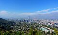 Vista Panorámica de Santiago (Sanhattan)