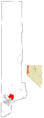 Washoe County Nevada Incorporated and Unincorporated areas Spanish Springs Highlighted