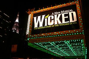 Wicked, oriental theater in chicago.jpg