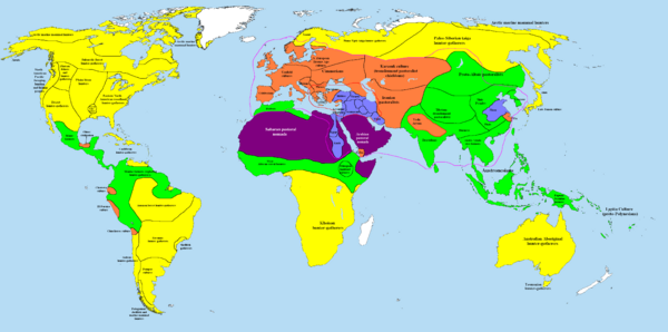 Archivo:World in 1000 BCE