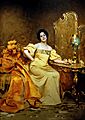 (Treviso) Giacomo Grosso - Ritratto dell'attrice Virginia Reiter - Musei civici - Santa Caterina